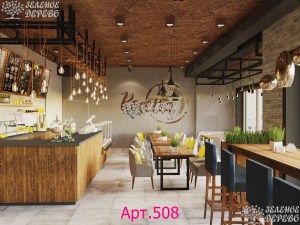 Декоративная отделка кафе и ресторанов в стиле ЛОФТ